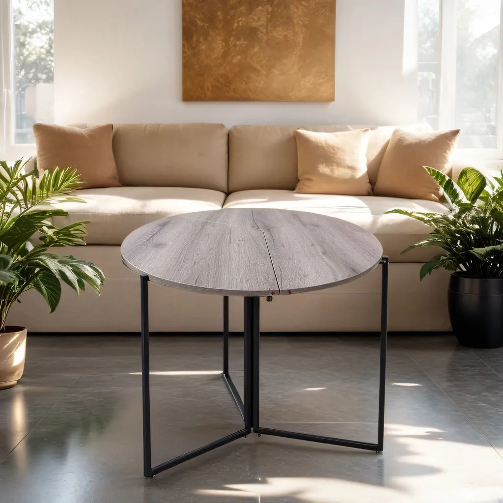 35" Folding Table Multi-Use in Natural