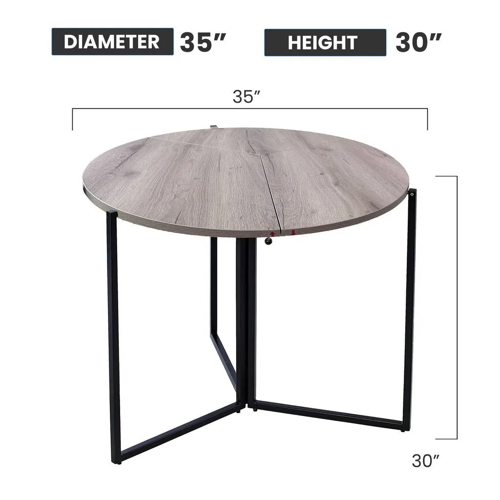 35" Folding Table Multi-Use in Natural