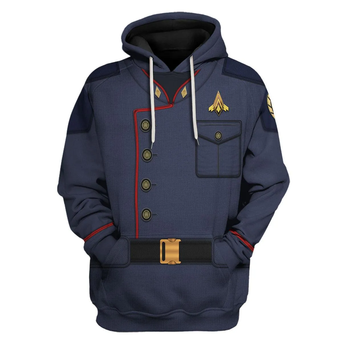 Admiral William Adama Uniform T-shirt Hoodie Sweatpants Apparel