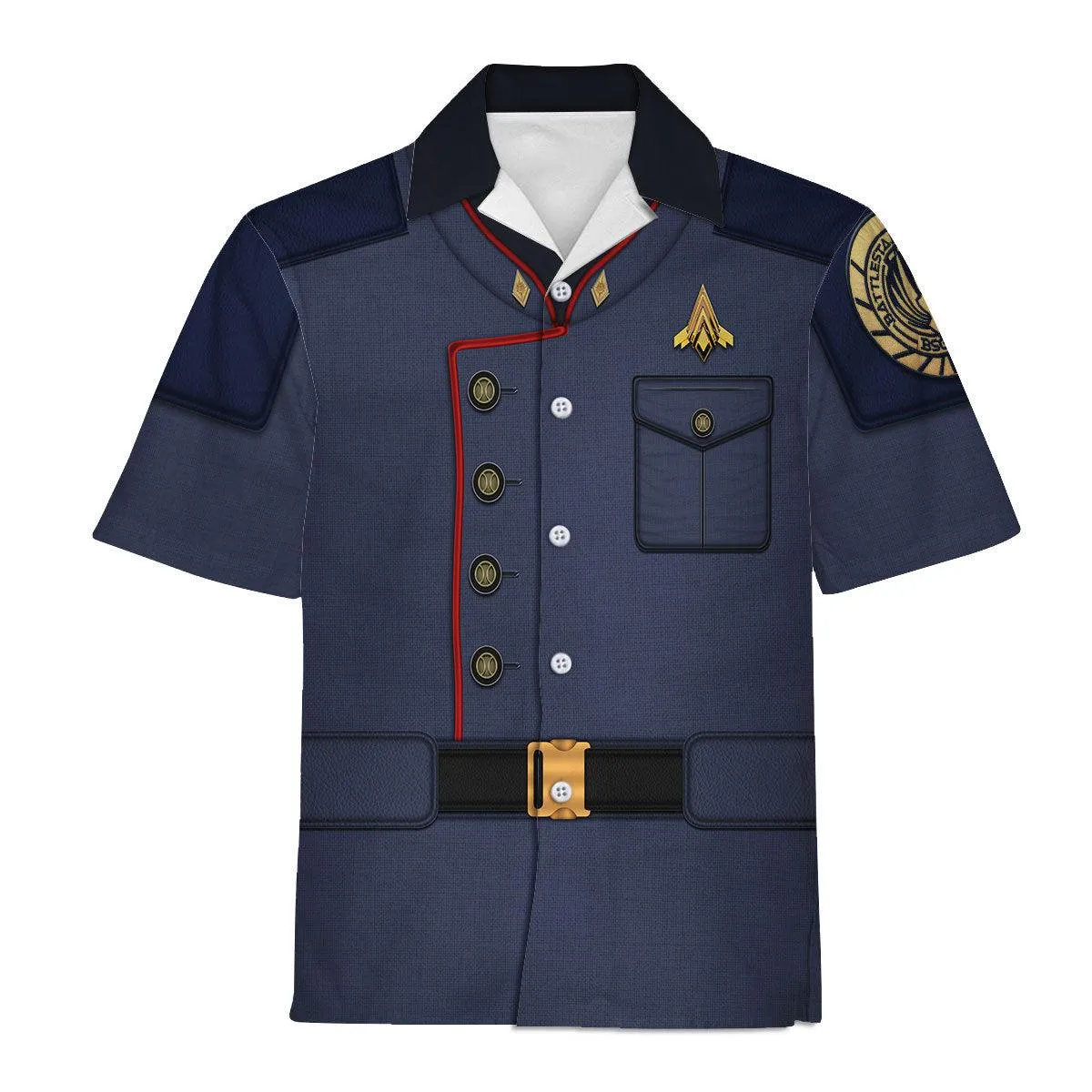 Admiral William Adama Uniform T-shirt Hoodie Sweatpants Apparel