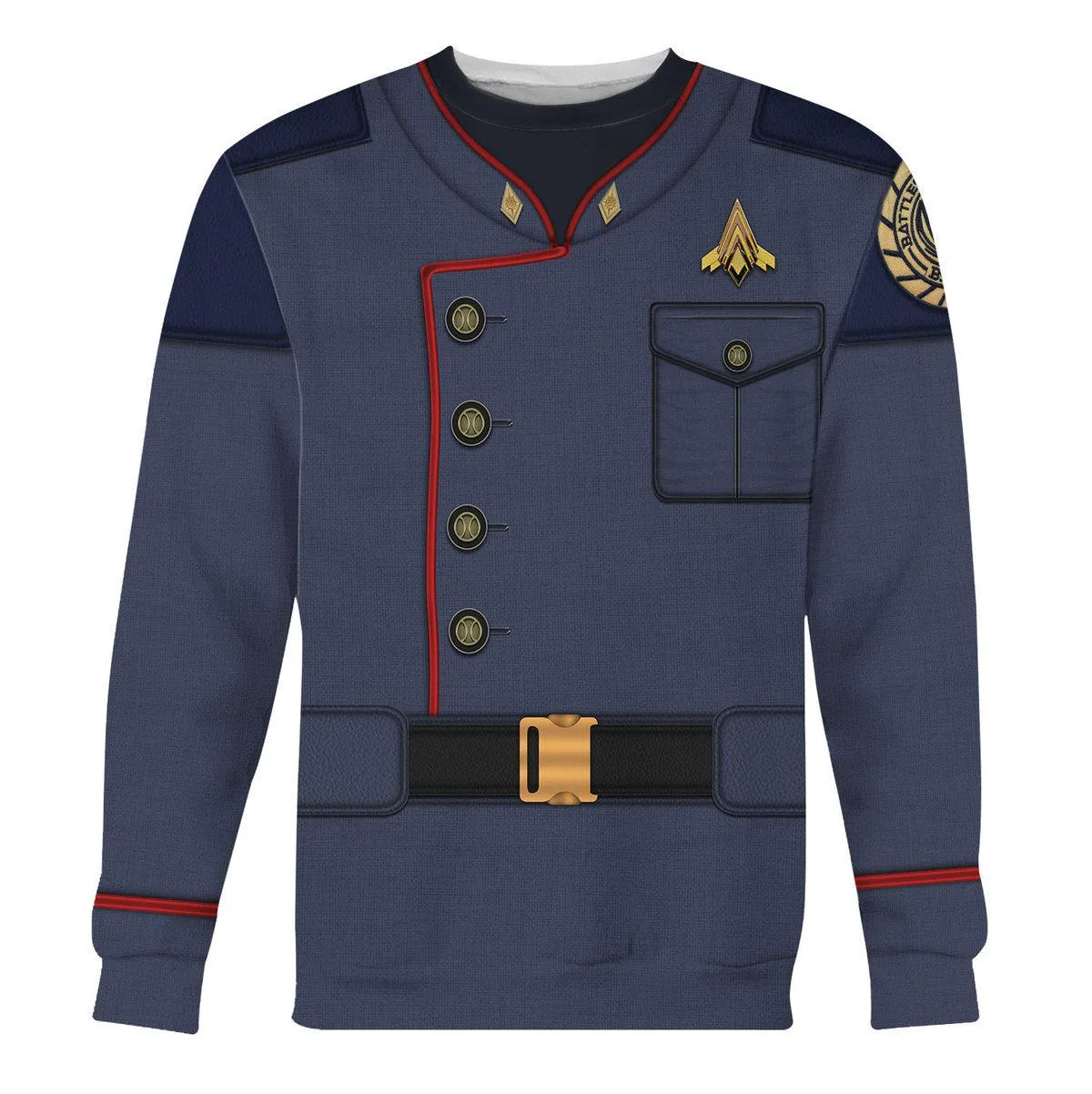 Admiral William Adama Uniform T-shirt Hoodie Sweatpants Apparel
