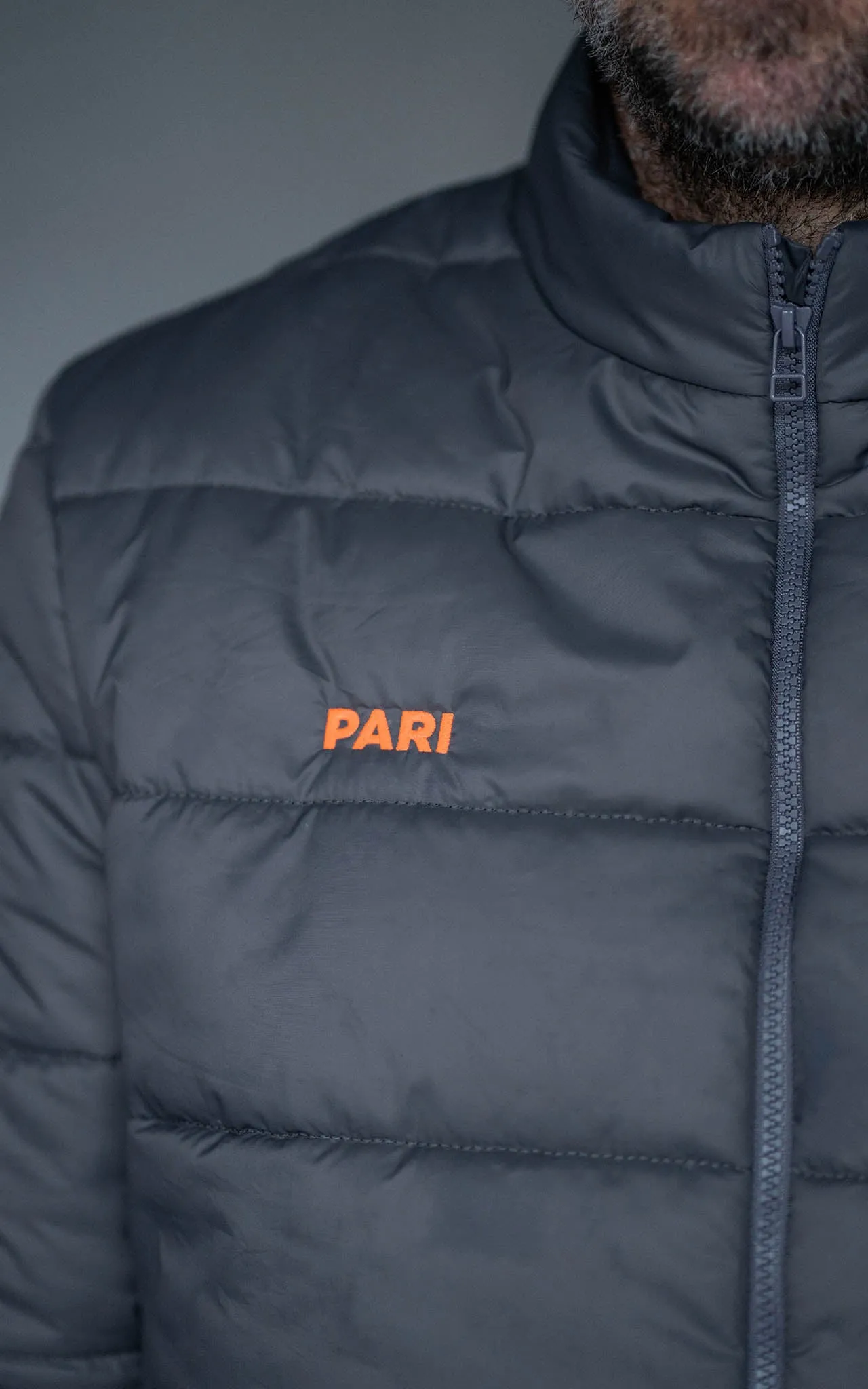 ANTHRACITE END OF SUMMER LIGHT DOWN JACKET