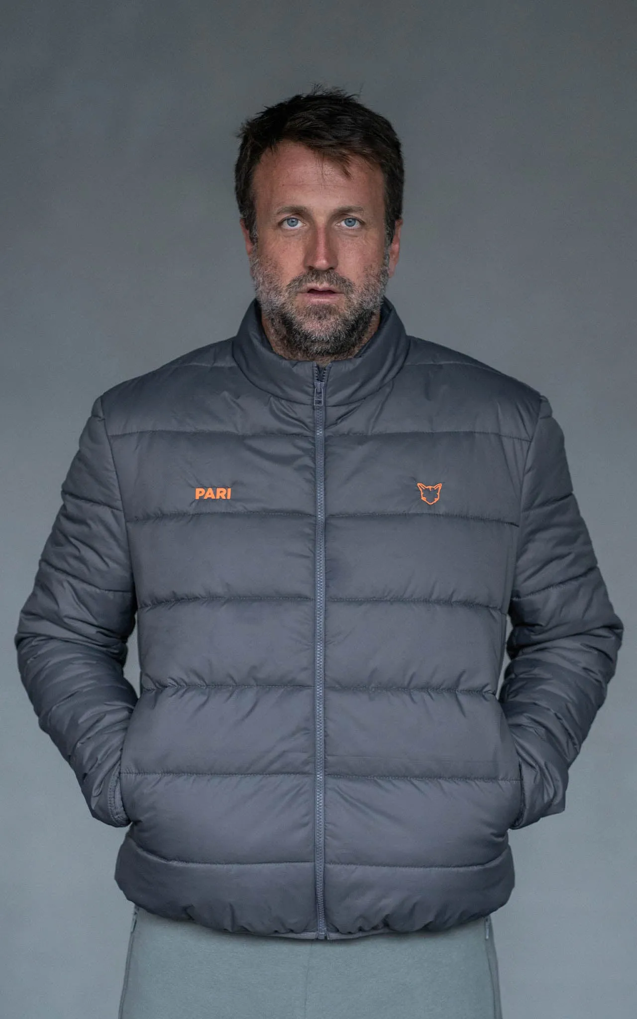 ANTHRACITE END OF SUMMER LIGHT DOWN JACKET