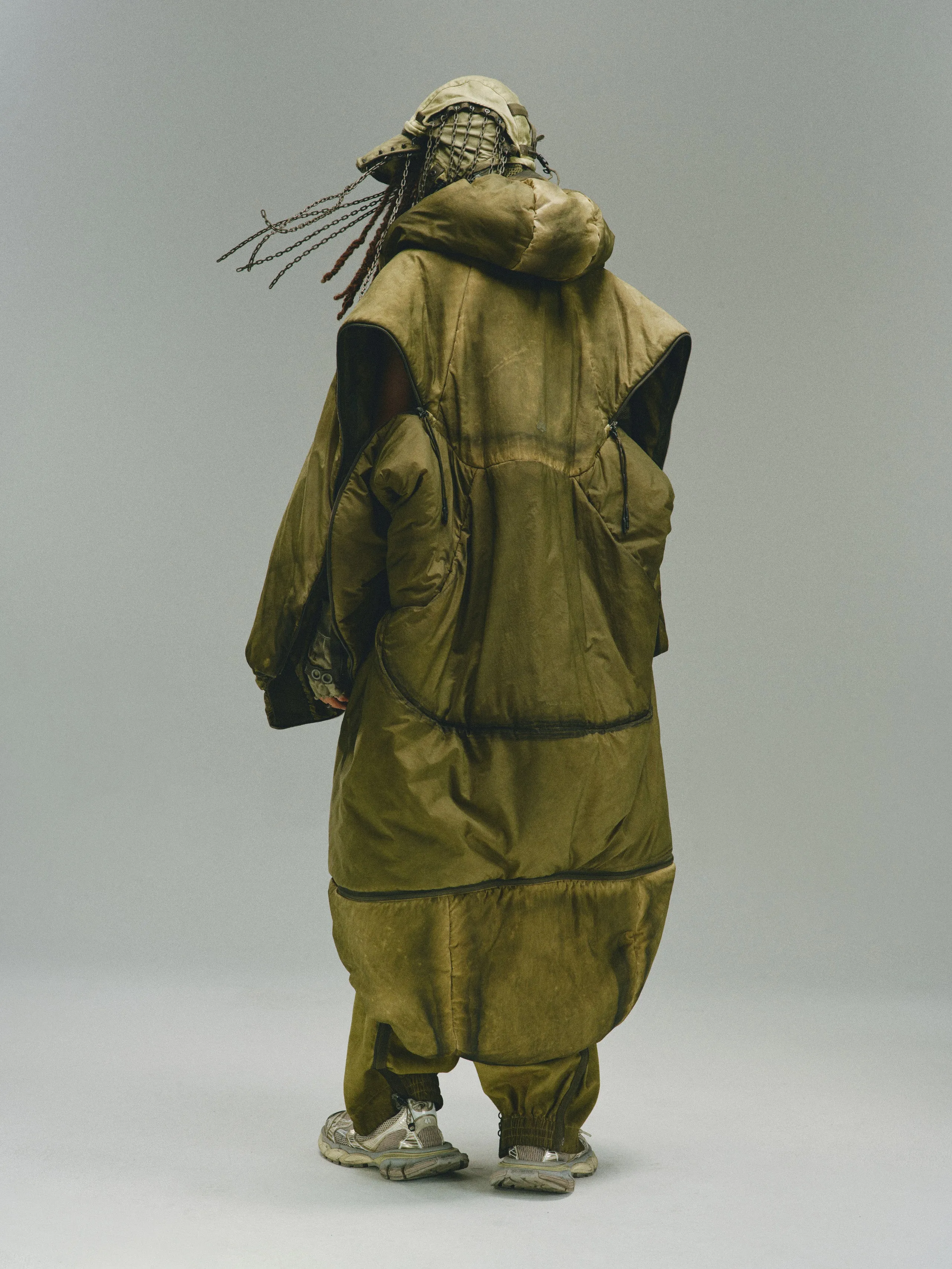 AS / Multiform Cocoon-Style Padded Robe