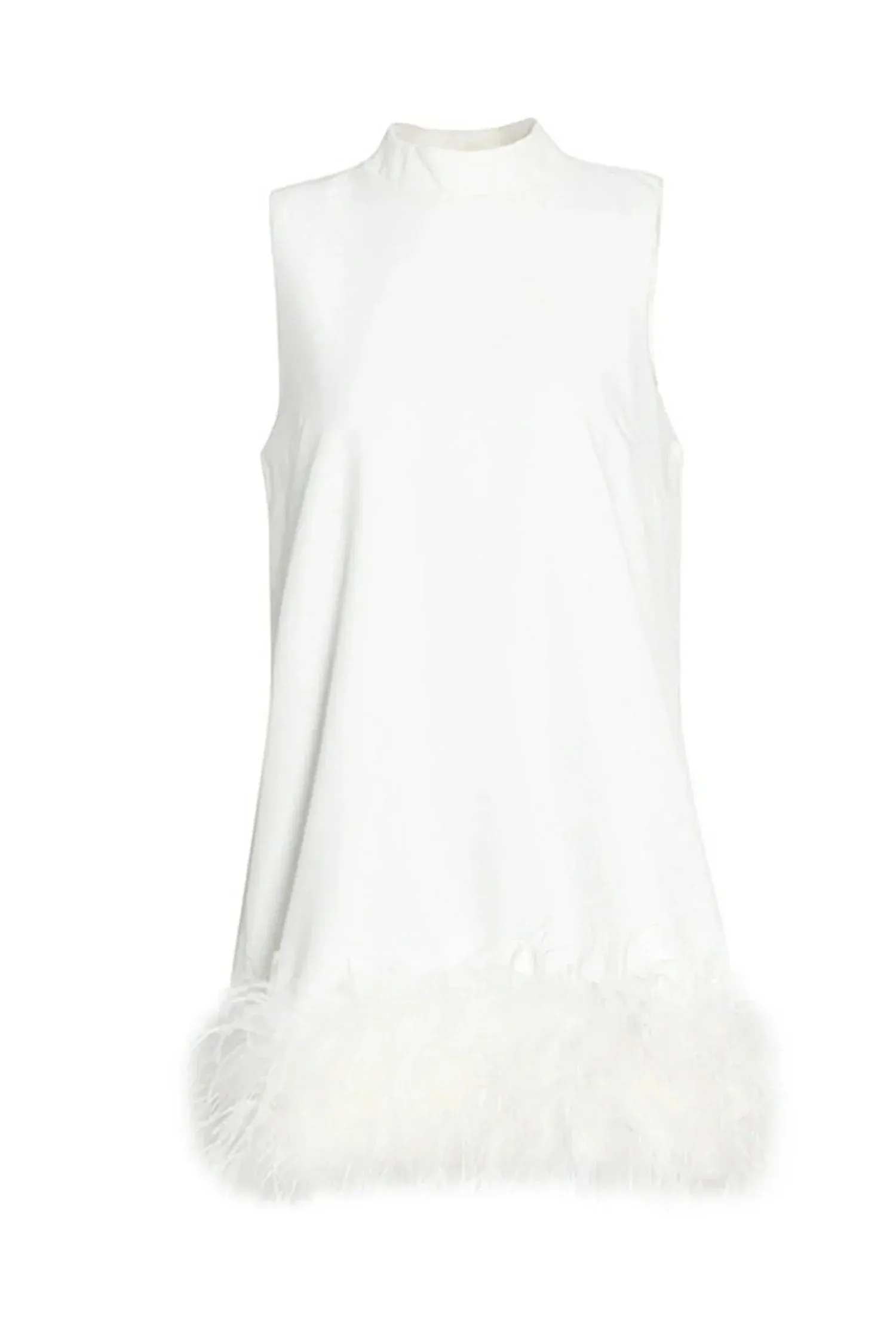 Brit & Boho™ I Ada A-Line Fur Hem Mini Dress