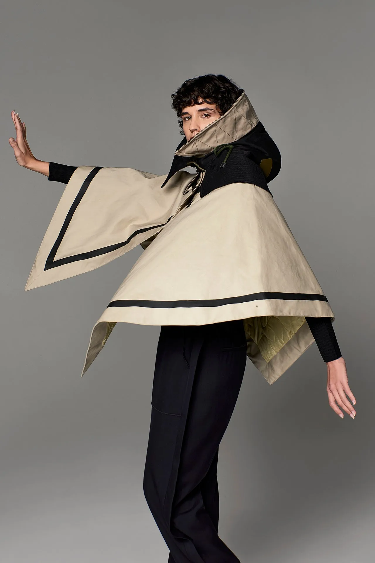 Camel Rain Cape