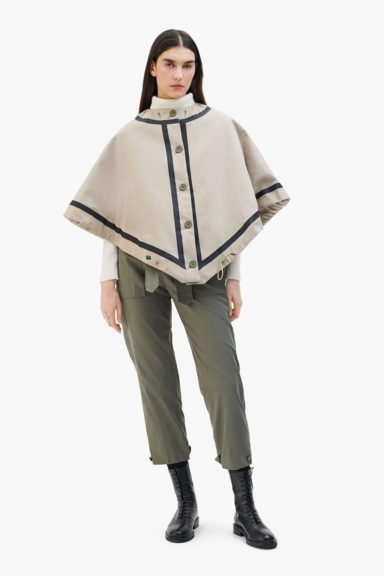 Camel Rain Cape