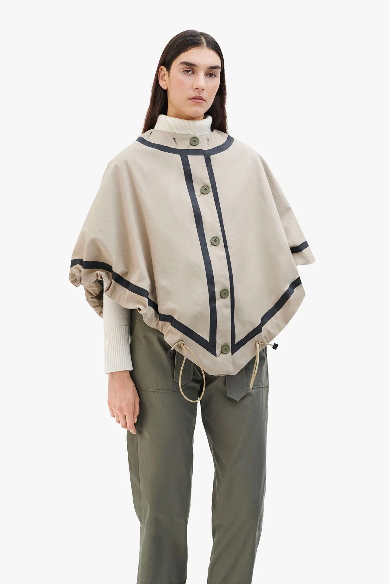 Camel Rain Cape
