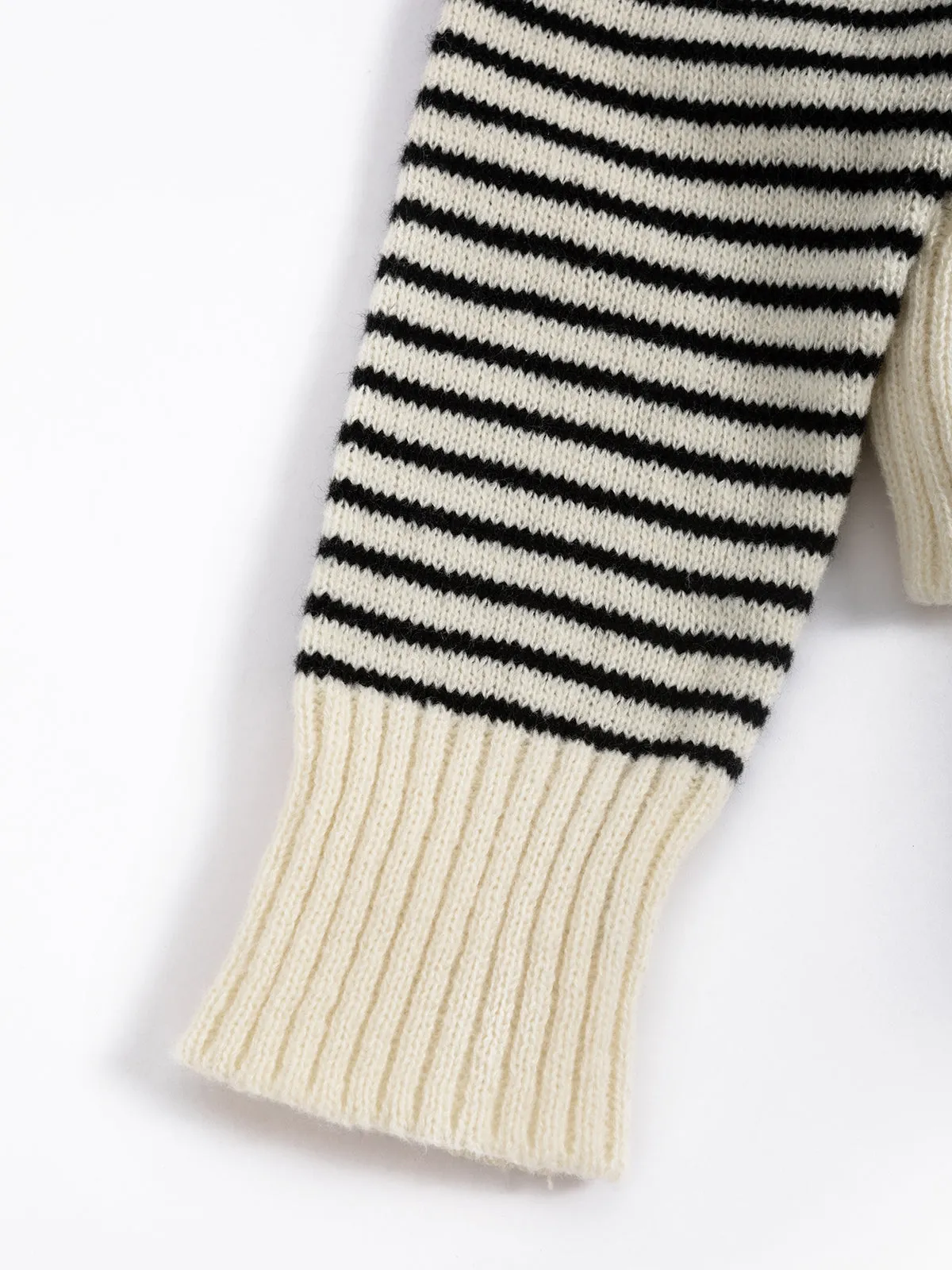 CHICMY- Stripe Polo Sweater