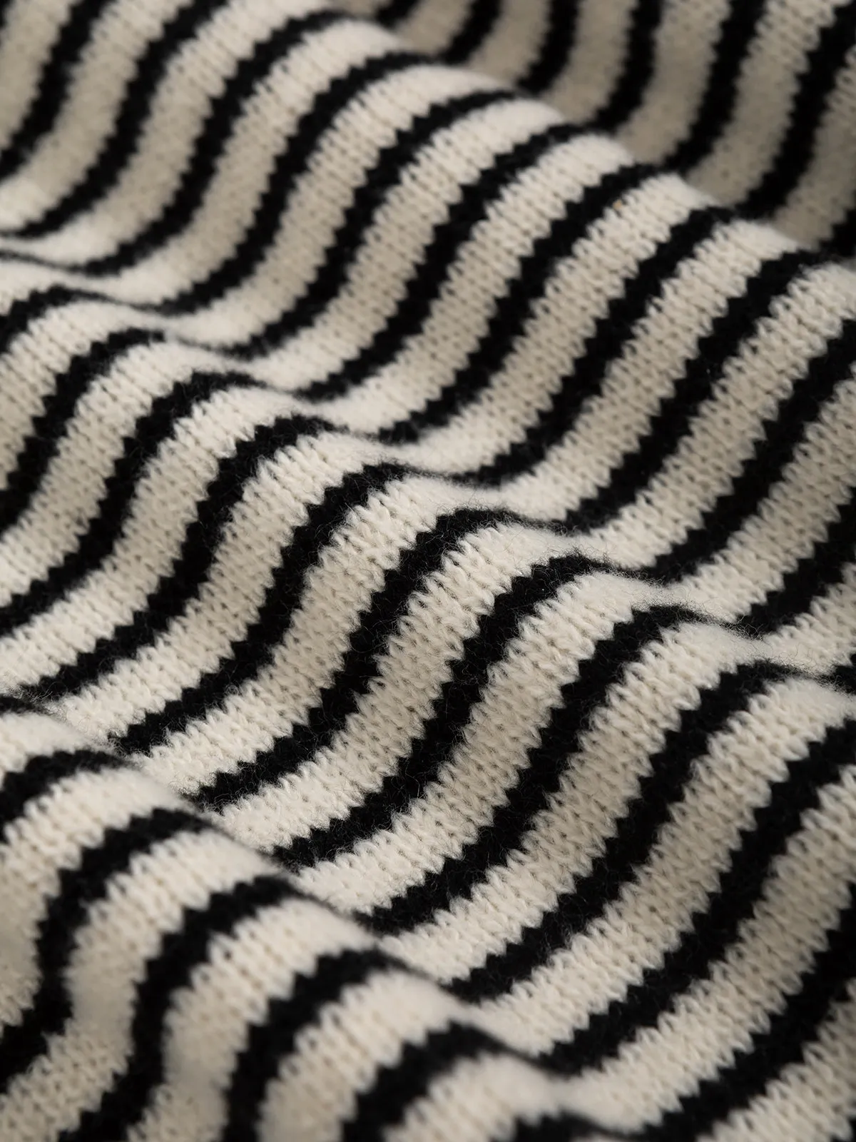CHICMY- Stripe Polo Sweater