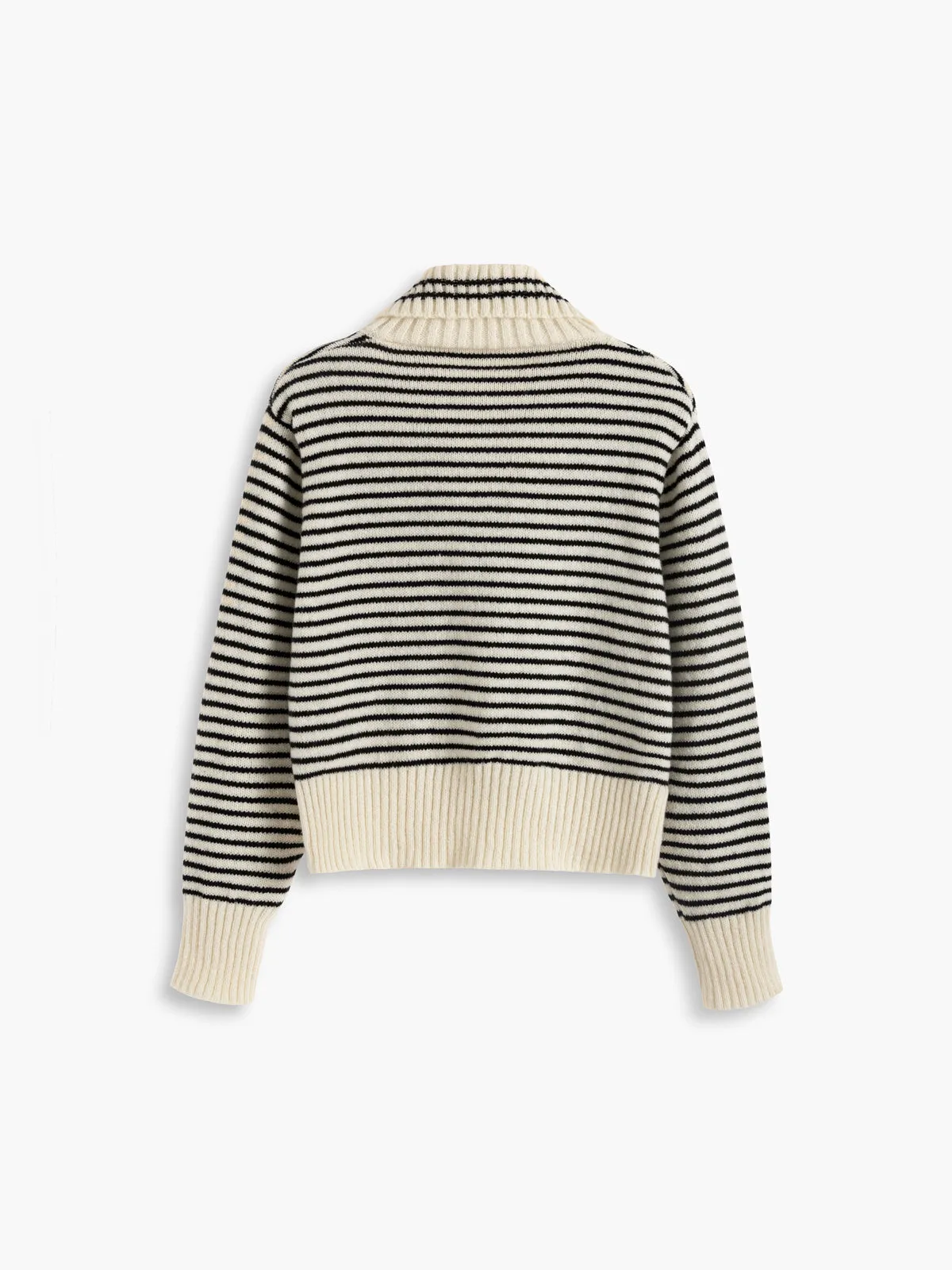 CHICMY- Stripe Polo Sweater
