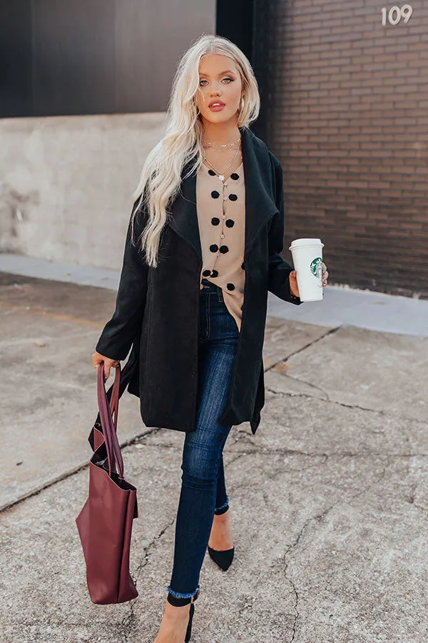 City Estate Coat In Black