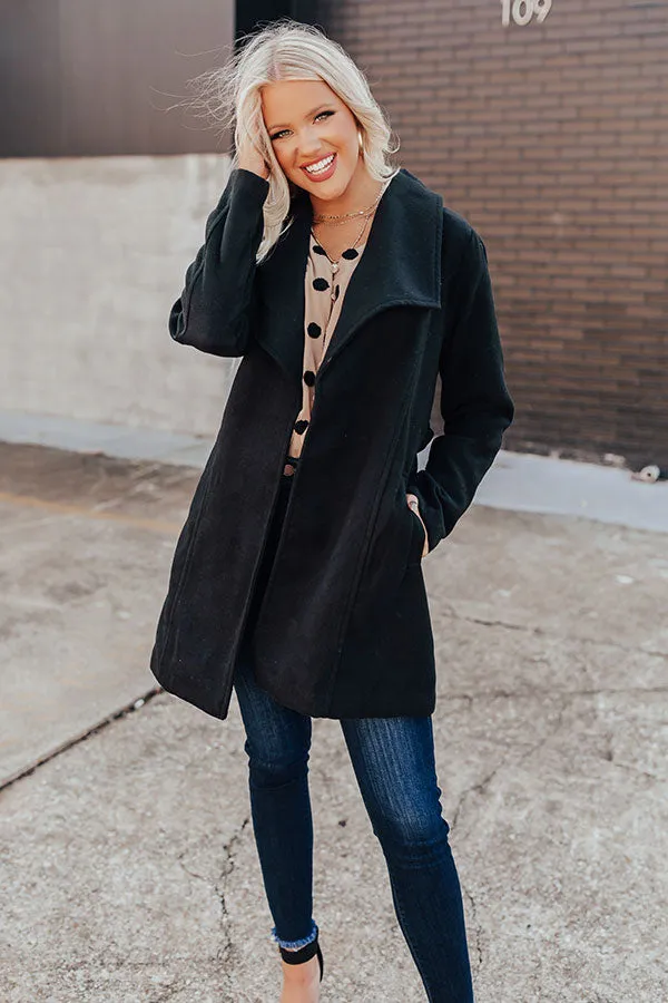 City Estate Coat In Black