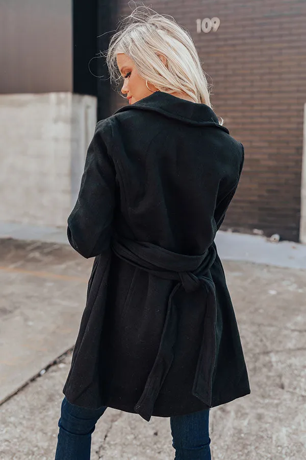 City Estate Coat In Black