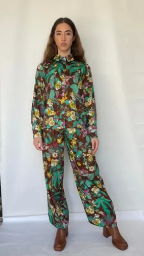 Corduroy floral Shirt