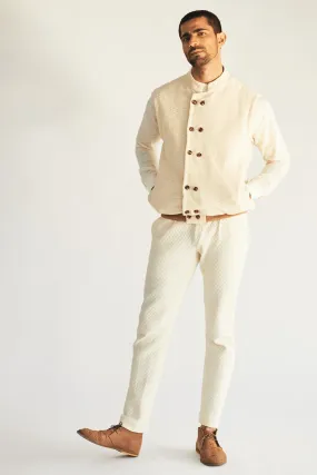Cotton Bandi Jacket with Pullover and Pants