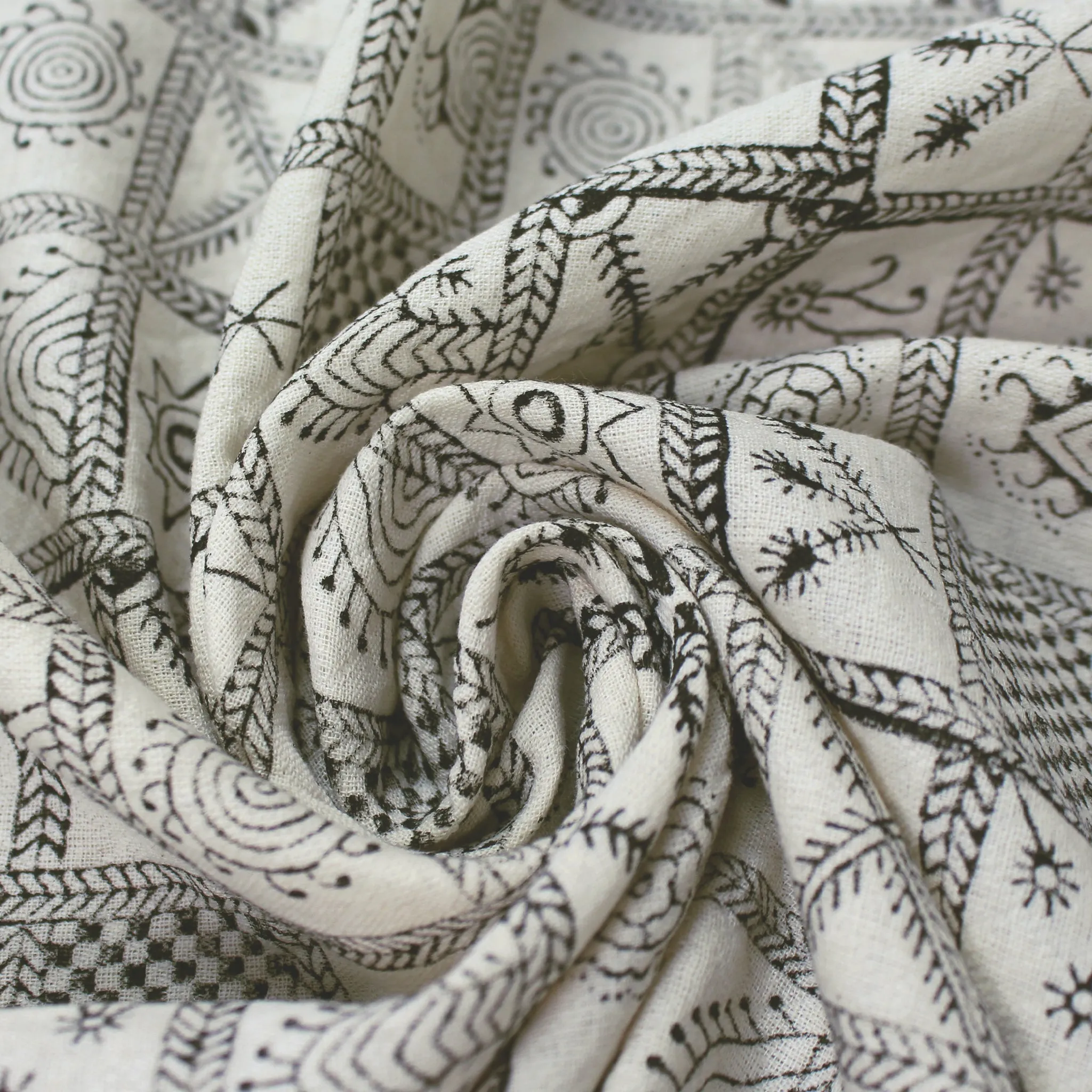 deadstock 'heartland quilt' all-cotton double gauze