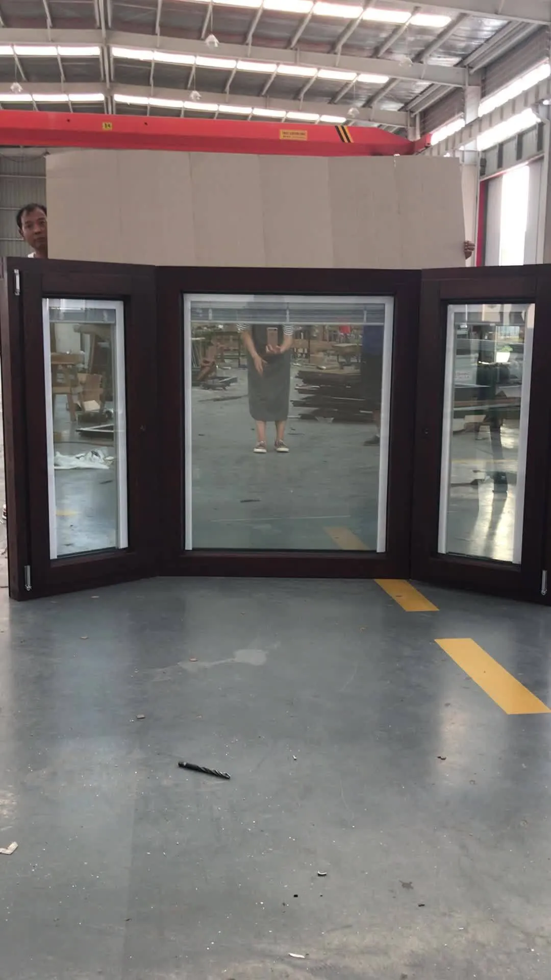DOORWIN 2021Modern Style Low-E Glass Swing bay Window for sale