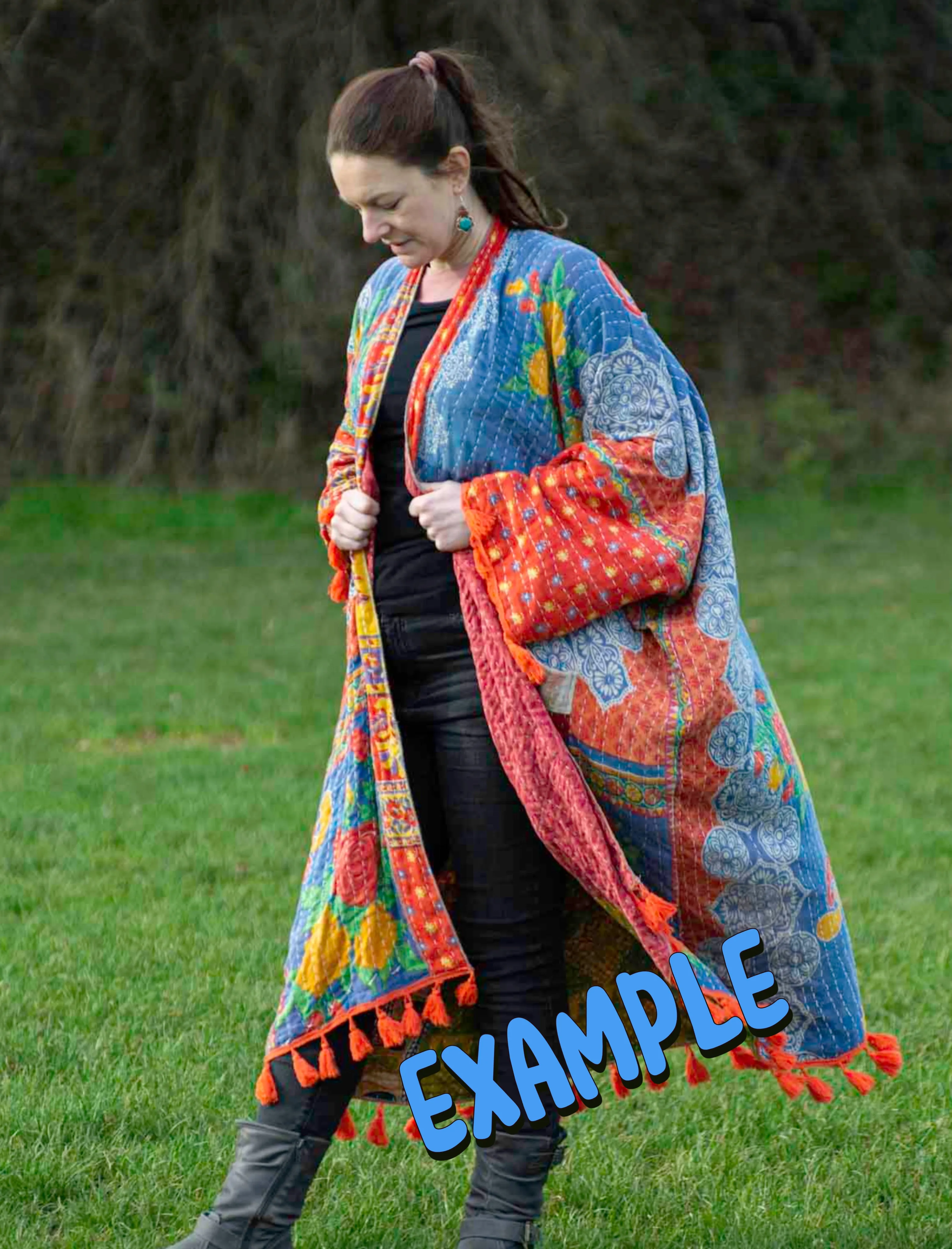KANTHA GODDESS KIMONO | COAT (663OF)