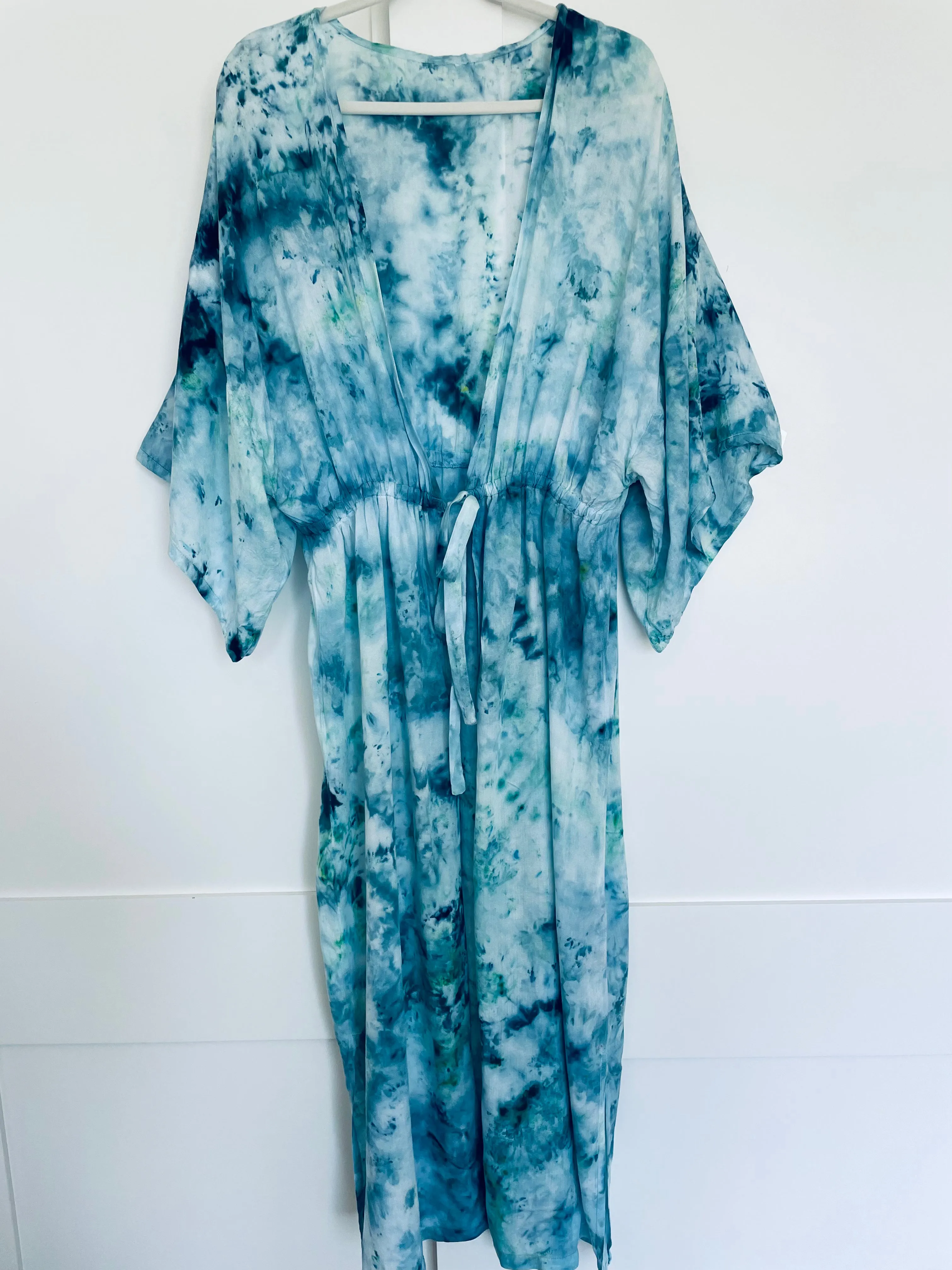 Large Water Tie Dye Duster