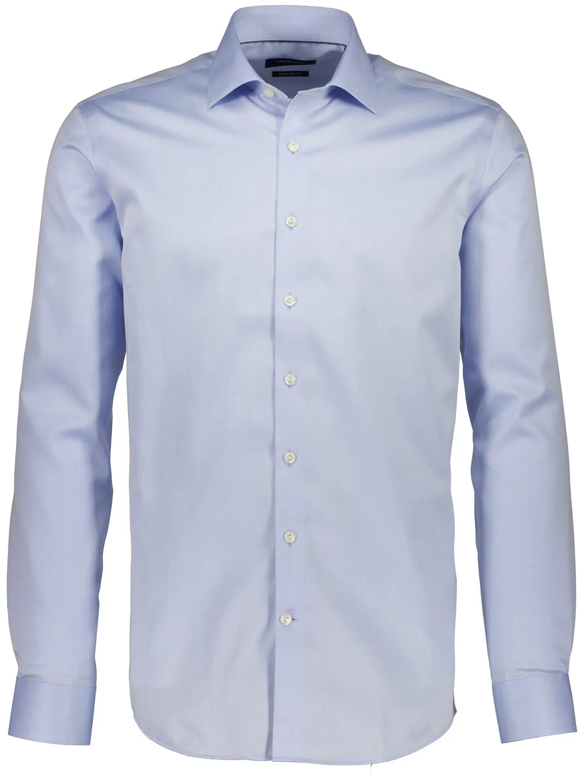 Lindbergh Plain Fine Twill Non Iron Stain Resistant Shirt | Light Blue