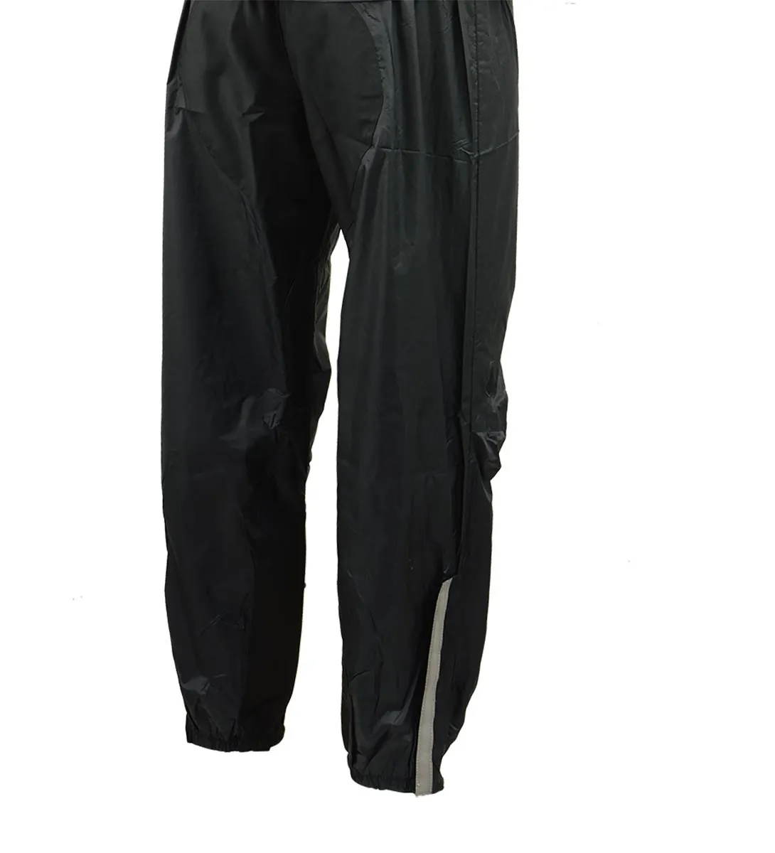 NexGen Men's SH2226 Black and Grey Hooded Water Proof Rain Suit
