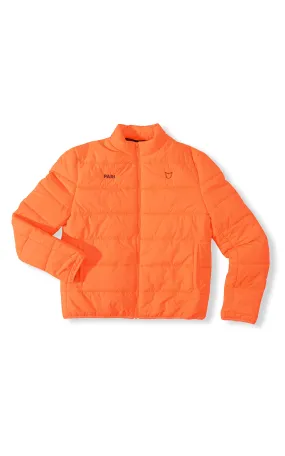 ORANGE END OF SUMMER LIGHT DOWN JACKET