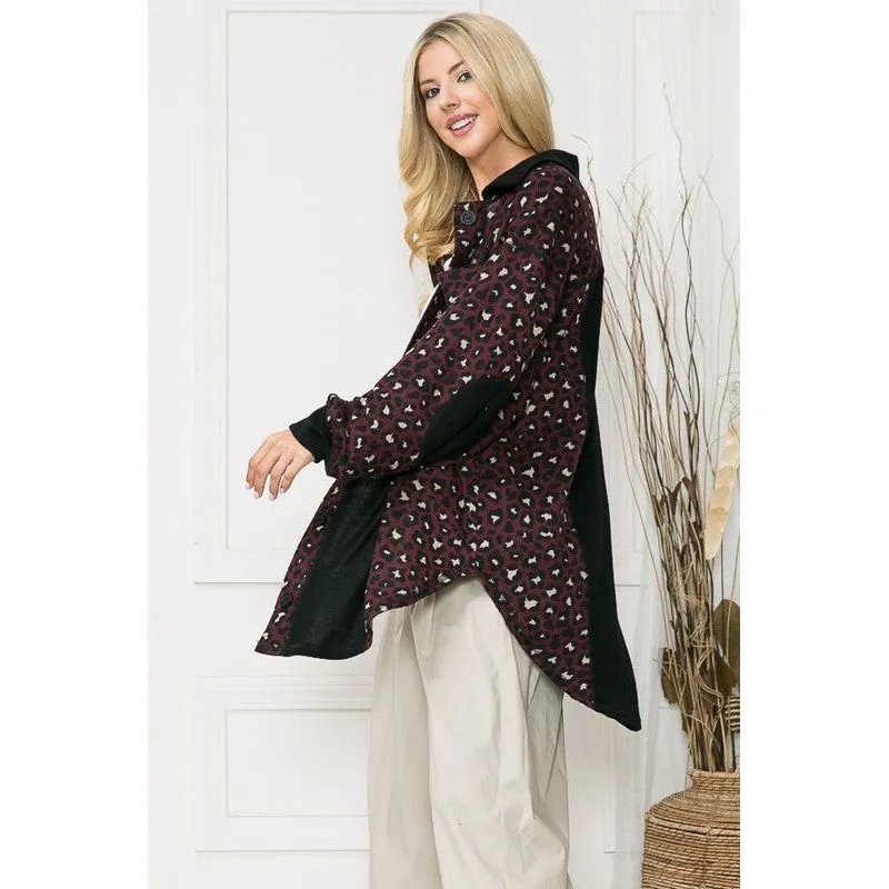 ORANGE FARM CLOTHING Oversized Elbow Patch Shacket