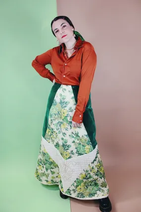 Patchwork Maxi Skirt