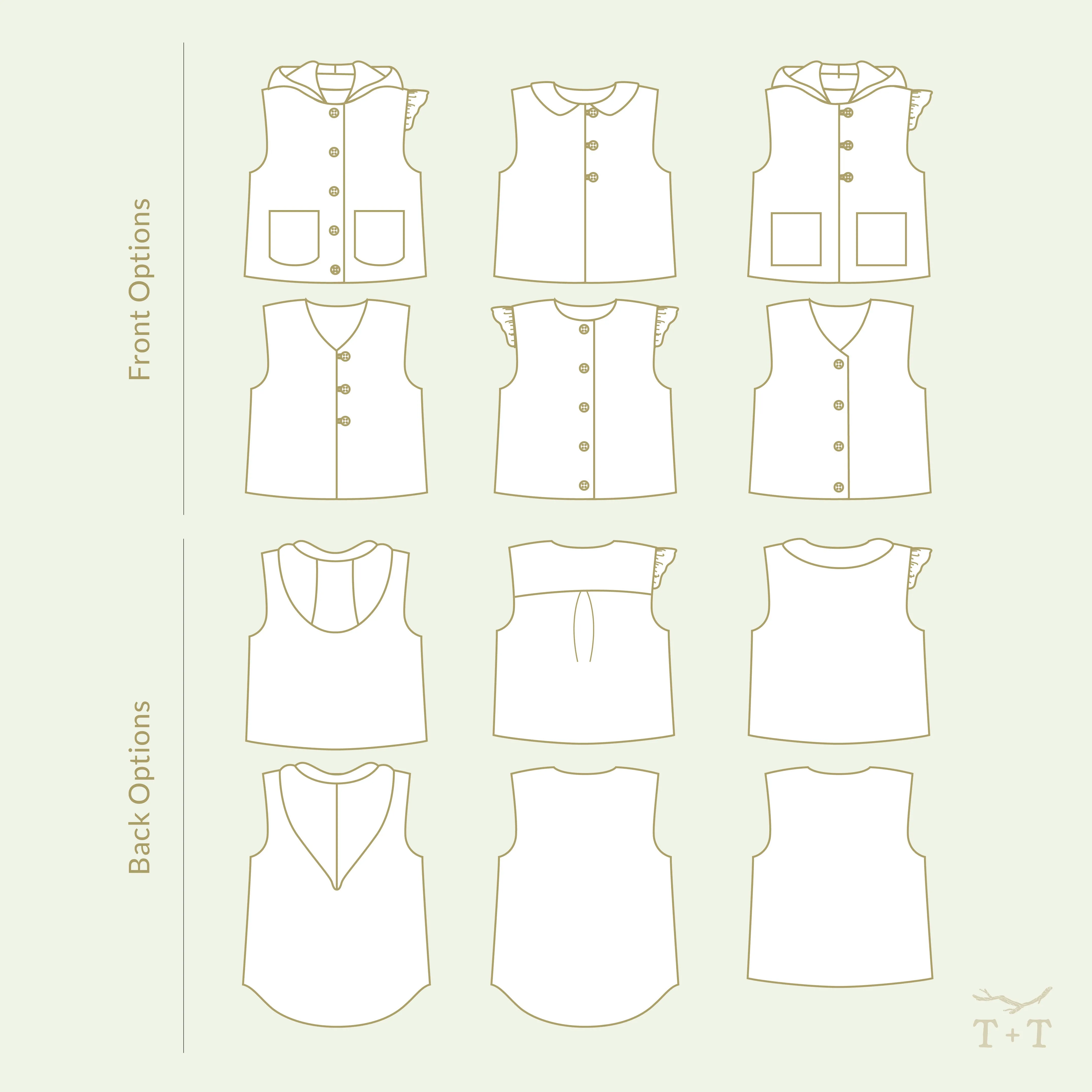 Pathfinder Vest Sewing Pattern - Child