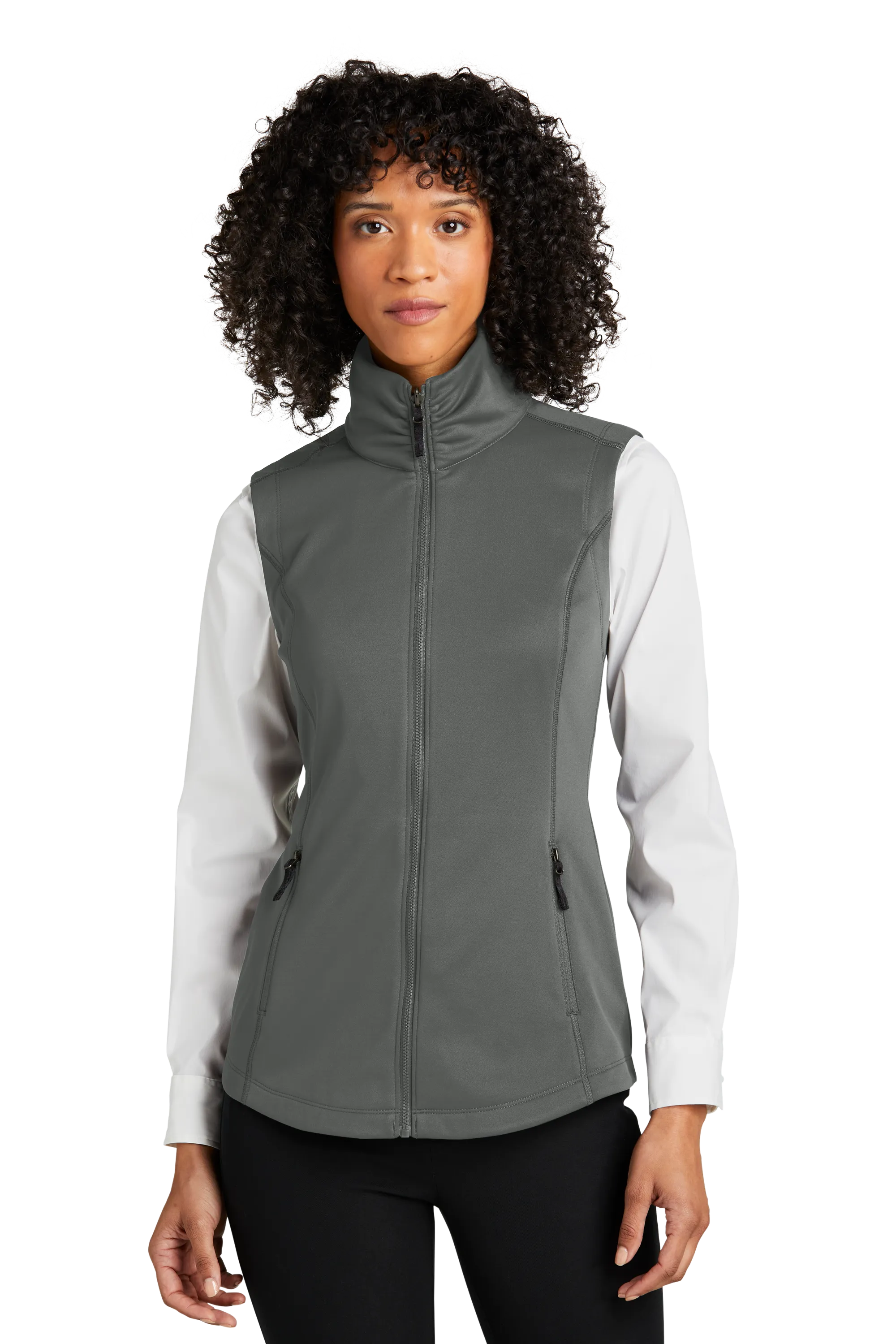 Port Authority® Women's Collective Smooth Fleece Vest - Graphite