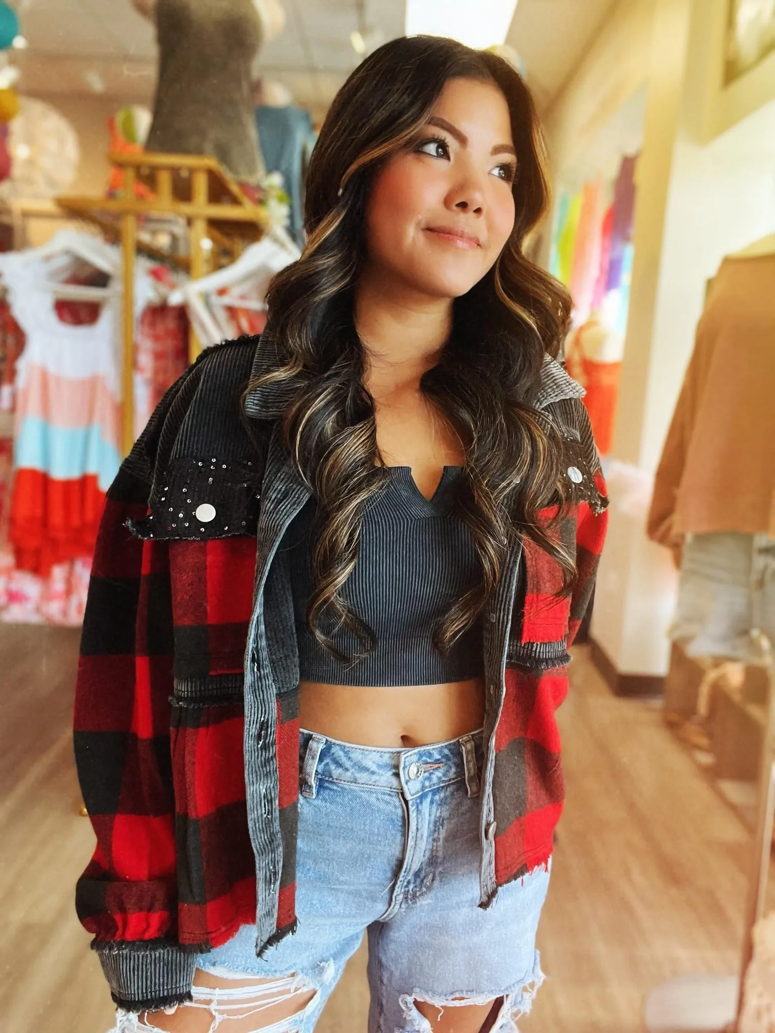 PREORDER: Closes 8/29 Layla Plaid Shacket