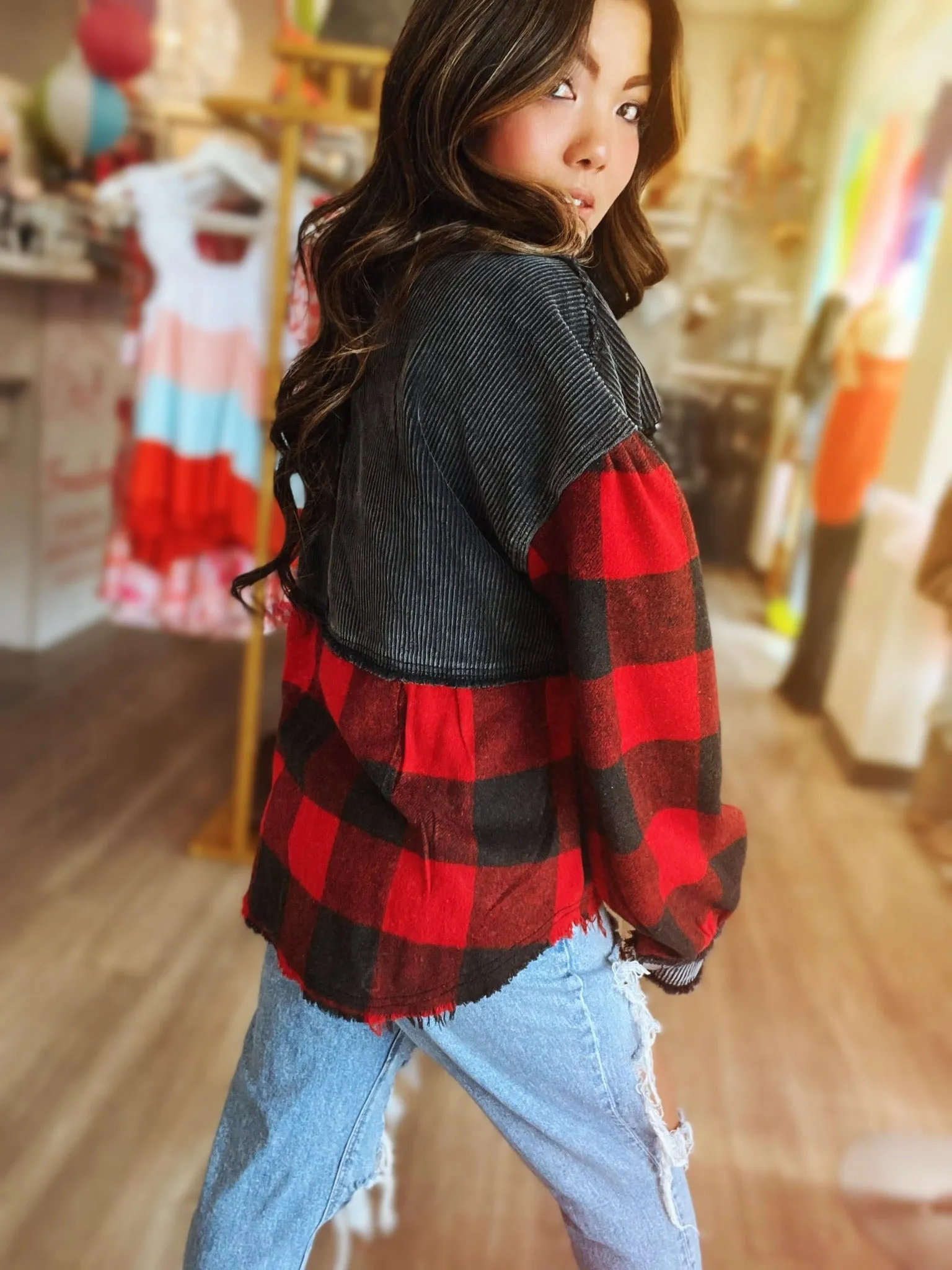 PREORDER: Closes 8/29 Layla Plaid Shacket