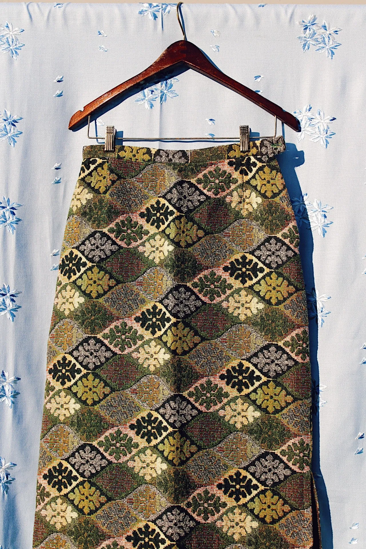 Quilted Maxi Skirt