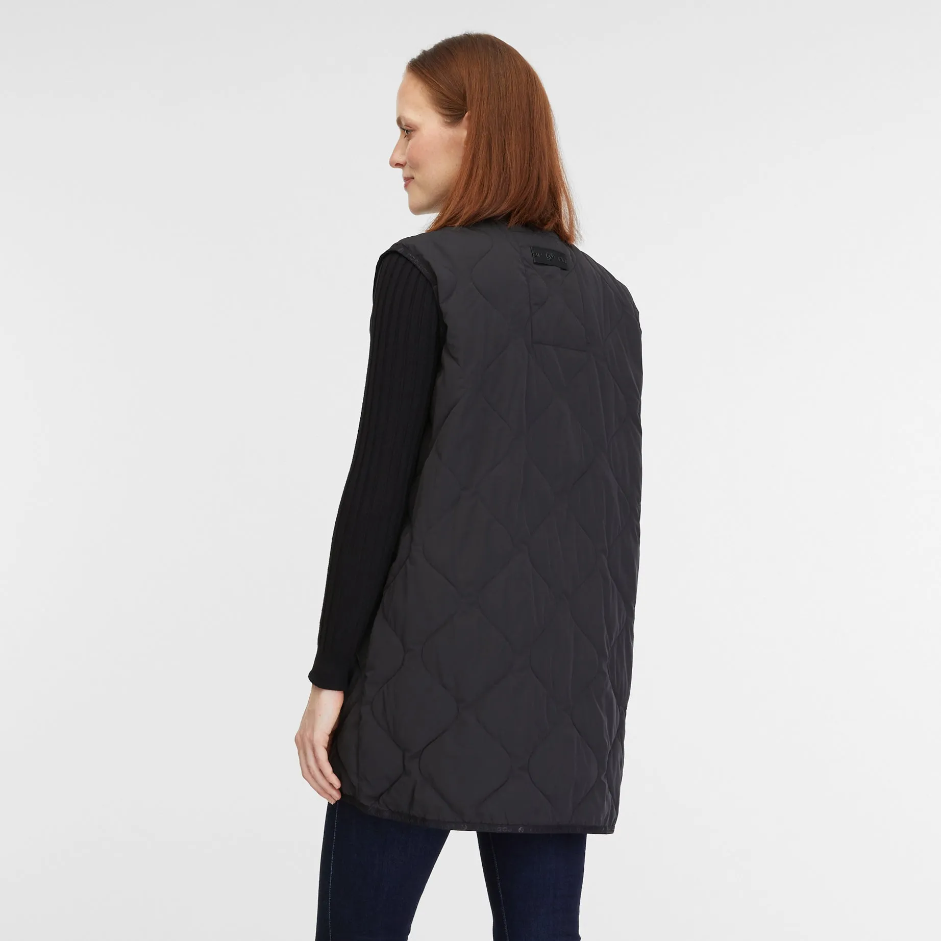 Ragwear Giuseppa Vest Jacket | Black