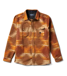 Roark Andes Long Sleeve Flannel Over Shirt - Dark Brown