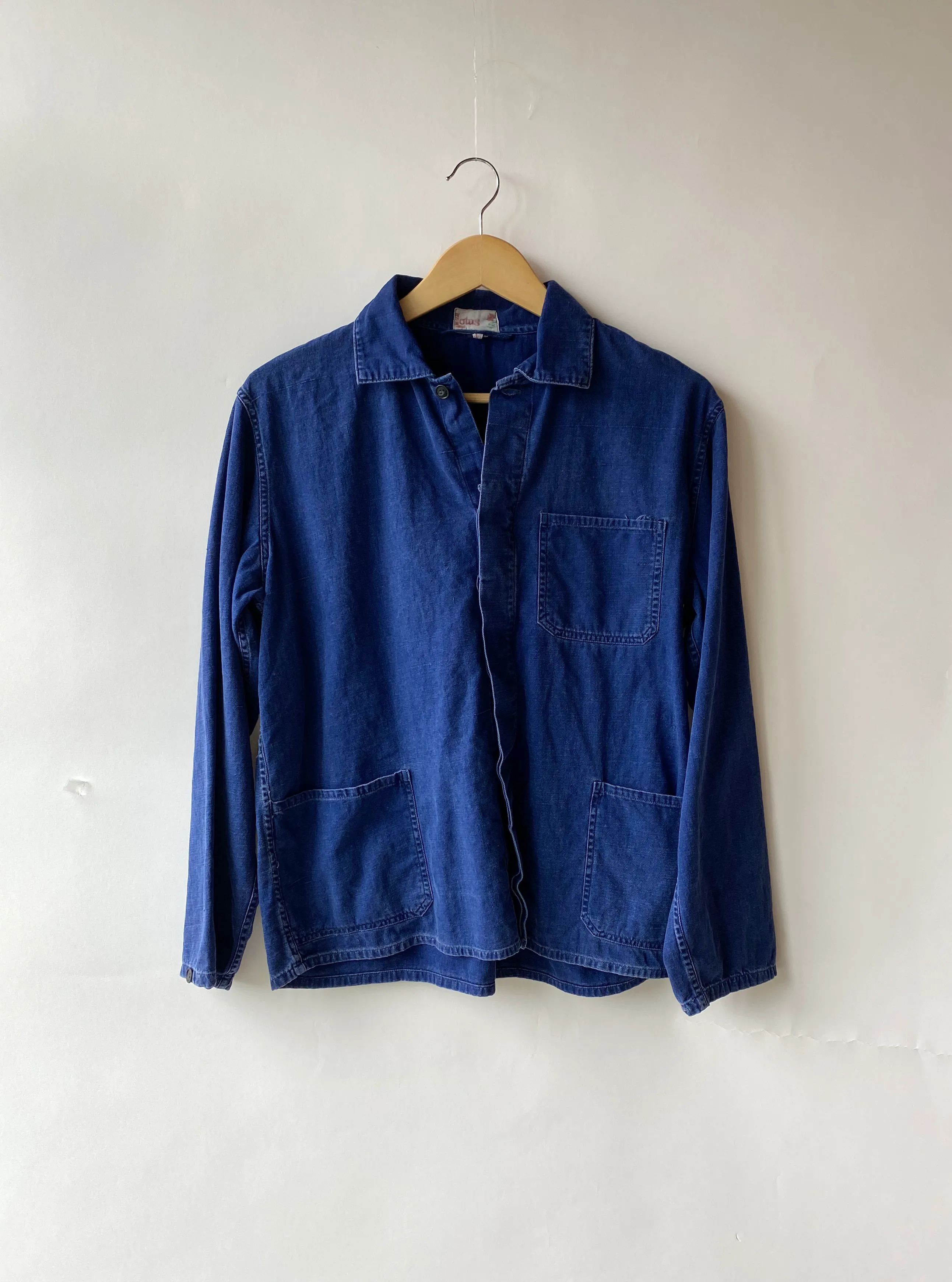 Vintage European Workwear Chore Jacket - Indigo