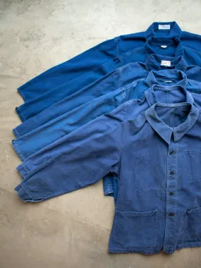 Vintage European Workwear Chore Jacket - Indigo