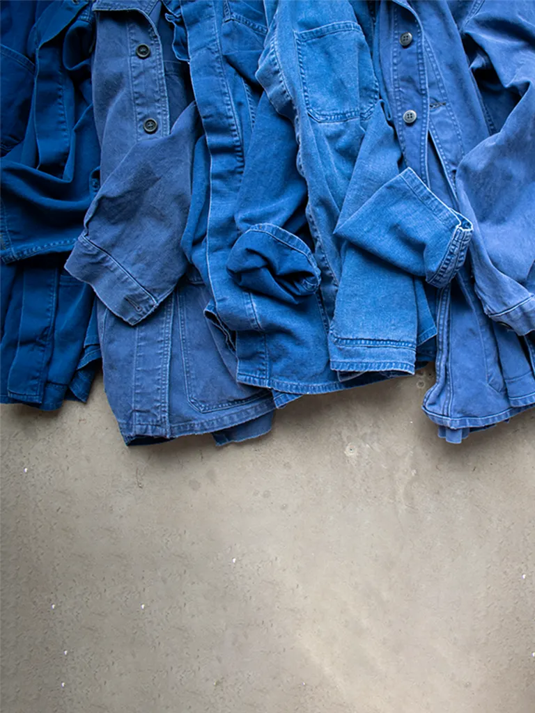 Vintage European Workwear Chore Jacket - Indigo